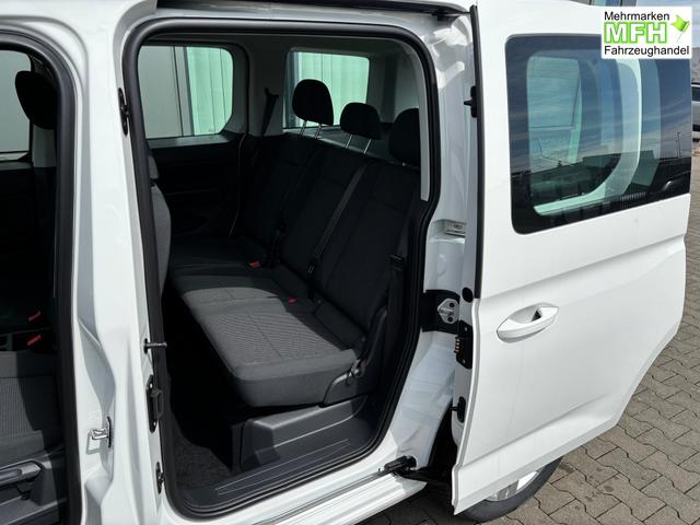 Volkswagen Caddy Style 1.5 TSI 115PS DSG (AUTOMATIK) PLUG-IN-HYBRID MAXI 7-Sitzer LANGER RADSTAND, 17" Alu, Dachreling, Climatronic, Parksensoren vorn/hinten, R&uuml;ckfahrkamera, Privacy-Glas, LED-Scheinwerfer, Tempomat, Schiebet&uuml;re rechts und links, Heckklappe, Radio Ready2Disco 