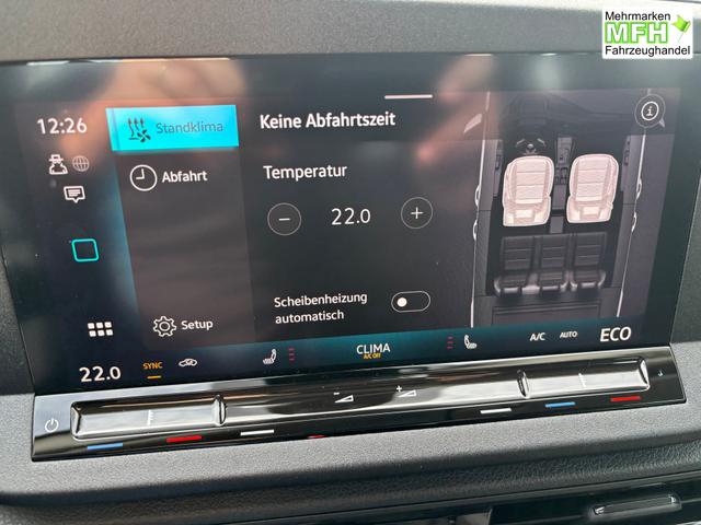 Volkswagen Caddy Style 1.5 TSI 115PS DSG (AUTOMATIK) PLUG-IN-HYBRID MAXI 7-Sitzer LANGER RADSTAND, 17" Alu, Dachreling, Climatronic, Parksensoren vorn/hinten, R&uuml;ckfahrkamera, Privacy-Glas, LED-Scheinwerfer, Tempomat, Schiebet&uuml;re rechts und links, Heckklappe, Radio Ready2Disco 