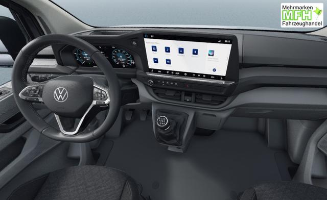 Volkswagen T7 Kombi Basis 2.0 TDI 4MOTION (ALLRAD) 150PS AUTOMATIK + LANGER RADSTAND, 1-Zonen-Klimaautomatik, Parksensoren hinten, Privacy-Glas, 70l-Tank, Radio 13" Wireless App-Connect, Tempomat, Digitales Cockpit, Keyless Start, Schiebet&uuml;re rechts 