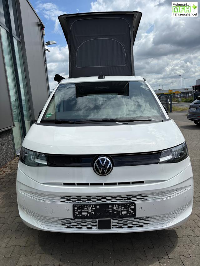 Volkswagen T7 California Beach 2.0 TSI 204PS DSG (AUTOMATIK), Aufstelldach, Klimaanlage, Parksensoren vorne und hinten, Digital Cockpit Pro, Radio Ready2Discover 10" + Wireless App-Connect, SIDE ASSIST, ACC, LED-Scheinwerfer, M-Lederlenkrad, Schiebetüren links rechts 