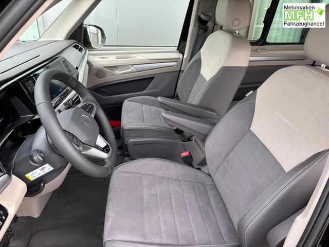 Volkswagen T7 California Beach 2.0 TSI 204PS DSG (AUTOMATIK), Aufstelldach, Klimaanlage, Parksensoren vorne und hinten, Digital Cockpit Pro, Radio Ready2Discover 10" + Wireless App-Connect, SIDE ASSIST, ACC, LED-Scheinwerfer, M-Lederlenkrad, Schiebetüren links rechts 