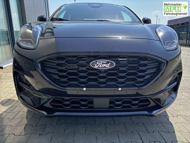 Ford Puma ST-Line 1.0 125PS AUTOMATIK, SCHWARZ-METALLIC, 5 Jahre Garantie, Winterpaket: Sitzheizung, Beheizte Frontscheibe, 17" Alufelgen, Klimaautomatik, NAVIGATION 12", Parksensoren hinten, R&uuml;ckfahrkamera, Voll-LED-Scheinwerfer, Tempomat 