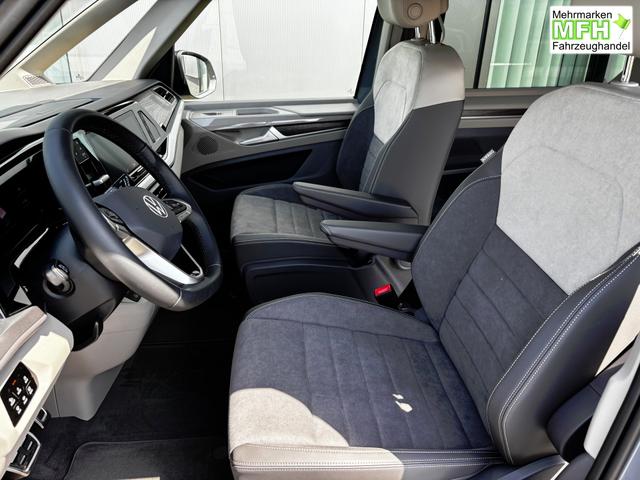 Volkswagen T7 Multivan Style 2.0 TSI 204PS DSG, 5 Jahre VW-Garantie, 7-Sitzer, IQ.LIGHT LED-MATRIX-SCHEINWERFER, 3-ZONEN-CLIMATRONIC, Alarm, Digital Cockpit Pro, Sitzheizung, 17" Alu, R&uuml;ckfahrkamera, Park Assist, Parksensoren vorn & hinten, Elektr. Schiebet&uuml;re links rechts 