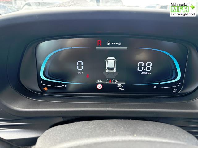 Hyundai i20 Comfort 1.2i 79PS, AURORA-GRAU METALLIC, 16" ALUFELGEN, 5 Jahre Garantie, NAVIGATION 10,25", Klima, Parksensoren hinten, R&uuml;ckfahrkamera, Alarm, Lederlenkrad, Tempomat, Armlehne vorne, Reserverad, 4x elektr. Fensterheber, Fernlicht-Assistent 