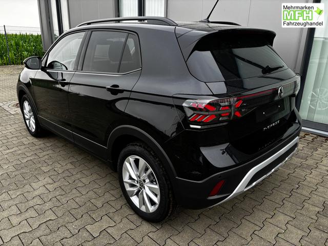 Volkswagen T-Cross LIFE 1.0 TSI 115PS DSG/AUTOMATIK, SCHWARZ-Metallic, Park Assist, Parksensoren v/h, R&uuml;ckfahrkamera, Privacy-Glas, Sitzheizung, Climatronic, IQ LIGHT MATRIX, Radio Ready2Discover+Wireless App-Connect, 17" Alu, KEYLESS, ACC Tempomat, SIDE Travel Assist 