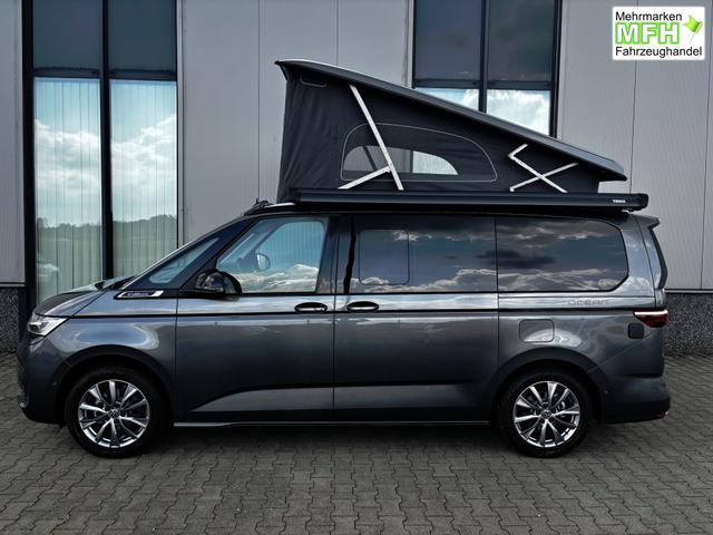 Volkswagen T7 California Beach 2.0 TSI 204PS DSG (AUTOMATIK), Aufstelldach, Klimaanlage, Parksensoren vorne und hinten, Digital Cockpit Pro, Radio Ready2Discover 10" + Wireless App-Connect, SIDE ASSIST, ACC, LED-Scheinwerfer, M-Lederlenkrad, Schiebetüren links rechts 