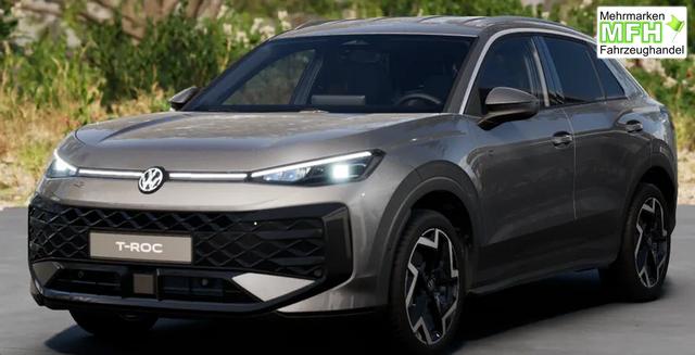 Volkswagen T-Roc LIFE 1.5 eTSI mild-hybrid 150PS DSG (AUTOMATIK), 16" Alufelgen, ACC Tempomat, Climatronic, R&uuml;ckfahrkamera, Parksensoren vorne/hinten, Radio 12,9" + Wireless App-Connect, Toter-Winkel-Warner, M-Lederlenkrad, Armlehne vorn, LED-Scheinwerfer, Dachreling 