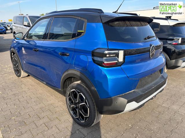 Citro&euml;n C3 NEUES MODELL "MAX" Turbo 100PS, Blau-Metallic, Winterpaket, 17" Alufelgen, Parksensoren hinten, R&uuml;ckfahrkamera, Klimautomatik, Privacy-Glas, Dachreling, Navigation, Head-up-Display, Au&szlig;enspiegel elektr. einstell-/beheiz-/anklappbar, ZV mit Fernbedienung 