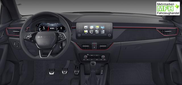 Skoda Kamiq Dynamic 1.0 TSI 115PS DSG/AUTOMATIK, 5 JAHRE GARANTIE, 17" Alu, Elektr. Heckklappe, Kessy, Alarm, SunSet, Toter-Winkel, Virtual Cockpit 10", Parksensoren vorn/hinten, R&uuml;ckfahrkamera, Sitzheizung, Tempomat, Climatronic, Radio 8" + Wireless SmartLink, M-Lederlenkr 