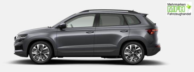 Skoda Karoq Dynamic 1.5 TSI 150PS DSG, 5JAHRE GARANTIE, DCC-FAHRWERK, 18" Alu, MATRIX-LED-Scheinwerfer, NAVI 9", Beheizte Frontscheibe, Interieur LOUNGE, Side Assist, Virtual Cockpit 10", Elektr. Heckklappe, Parksensoren v/h, Kamera, Kessy, Winter-Paket, SunSet, Climatronic 