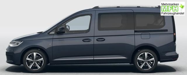 Volkswagen Caddy Style MAXI 7-SITZER 1.5 TSI 115PS DSG/AUTOMATIK, BLAU-MET., 17" Alu/Ganzjahresreifen, Winterpaket, ACC-Tempomat, Toter-Winkel, ParkAssist, Parksensoren vo/hi, R&uuml;ckfahrkamera, Radio Ready2Discover 10" + Wireless AppConnect, Climatronic, Abgedunkelte Scheiben 