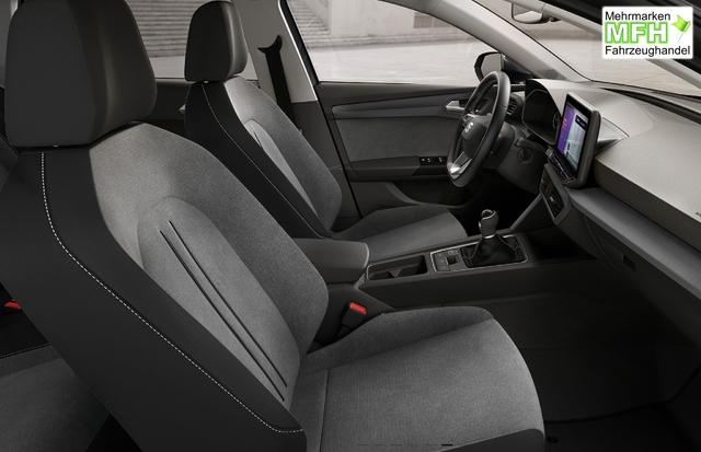 Seat Leon Sportstourer Style 1.5 TSI 115PS, Fjord-Blau, 5 Jahre Garantie, 16" ALU, MATRIX-LED, Privacy-Glas, Winter-Paket, 3-Zonen-Climatronic, ParkAssist, Parksensoren v/h, R&uuml;ckfahrkamera, Radio 10,4" + Full-Link, Tempomat, M-Lederlenkrad, variabler Ladeboden 