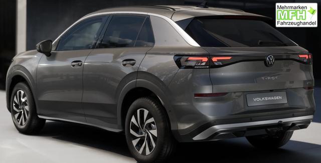 Volkswagen T-Roc LIFE 1.5 eTSI 116PS DSG (AUTOMATIK), Wolf-Grey METALLIC, ANH&Auml;NGERKUPPLUNG, WINTER-PAKET, PRIVACY, 16" Alu, ACC, Climatronic, R&uuml;ckfahrkamera, Parksensoren vorne/hinten, Radio 12,9" + Wireless App-Connect, Toter-Winkel-Warner, M-Lederlenkrad, LED-Scheinwerfer 