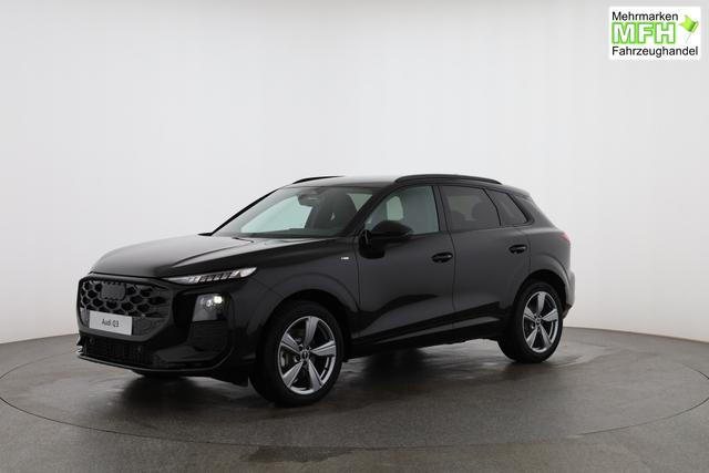 Audi Q3 Basis 2.0 TFSI quattro (Allrad) 204PS S-Tronic (Automatik), 17" Alufelgen, Elektr. Heckklappe, MMI Navigation plus, Sitzheizung, 3-Zonen-Klimaautomatik, Parksensoren vorn/hinten, M-Lederlenkrad, Tempomat, Dachreling, Virtual Cockpit 