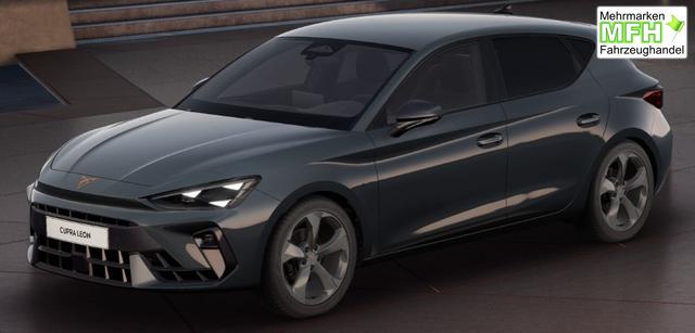 Cupra Leon Basis 1.5 TSI 150PS 6-Gang, 5 Jahre Garantie, AHK SCHWENKBAR, MATRIX-LED, EDGE-PAKET, WINTER-PAKET, 18" Alufelgen, Voll-LED-Scheinwerfer, 3Z-Climatronic, ACC/Tempomat, Digitales Cockpit, Full Link, Parksensoren v/h, Privacy-Glas, M-Lederlenkrad 