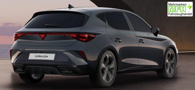 Cupra Leon Basis 1.5 TSI 150PS 6-Gang, 5 Jahre Garantie, EDGE-PAKET, WINTER-PAKET, 18" Alufelgen, Voll-LED-Scheinwerfer, 3Z-Climatronic, ACC/Tempomat, Digitales Cockpit, Full Link, Parksensoren v/h, Privacy-Glas, Multifunktions-Lederlenkrad, LED-Nebelscheinwerfer 