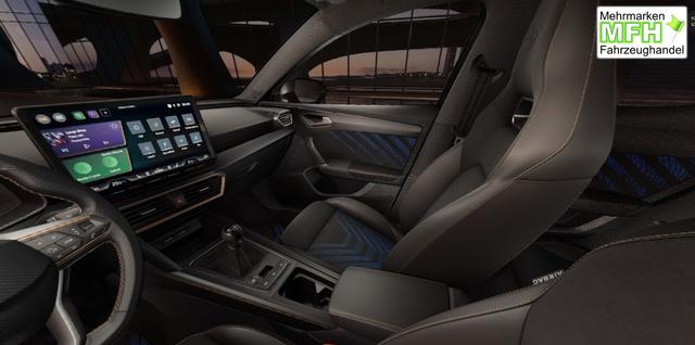 Cupra Leon Sportstourer Basis 1.5 TSI 150PS 6-Gang, 5J Garantie, SCHWARZ-METALLIC, MATRIX-LED, AHK SCHWENKBAR, EDGE-PAKET, DYNAMIC-DESIGN, Elektr. Heckklappe, Dachreling, 18" Alu, Voll-LED-Scheinwerfer, 3Z-Climatronic, ACC/Tempomat, Full Link, Parksensoren v/h, Privacy-Glas 