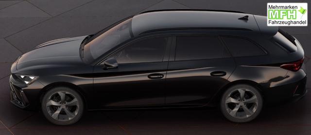 Cupra Leon Sportstourer Basis 1.5 TSI 150PS 6-Gang, 5J Garantie, SCHWARZ-METALLIC, MATRIX-LED, AHK SCHWENKBAR, EDGE-PAKET, DYNAMIC-DESIGN, Elektr. Heckklappe, Dachreling, 18" Alu, Voll-LED-Scheinwerfer, 3Z-Climatronic, ACC/Tempomat, Full Link, Parksensoren v/h, Privacy-Glas 