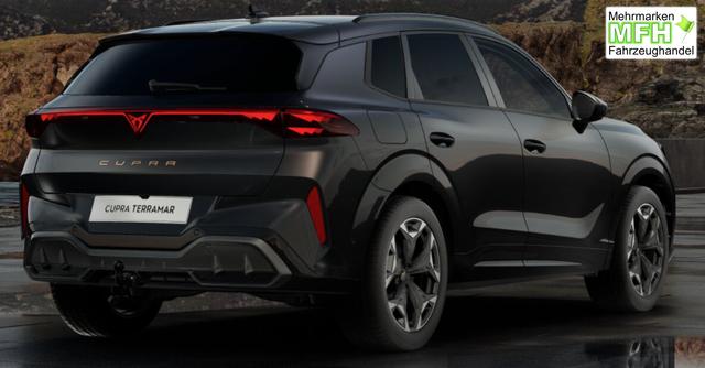 Cupra Terramar Basis 1.5 e-TSI 150PS DSG, 5J Garantie, SCHWARZ-MET, PANORAMADACH, AHK SCHWENKBAR, 19" Alu, NAVIGATION 19"; MATRIX-LED, KESSY, Alarm, Interieur Moon-Light, Elektr. Heckklappe, ACC, Climatronic, PDC vo/hi, TOP-VIEW-Kamera, Intelligent-Drive-Paket, HEAD-UP 