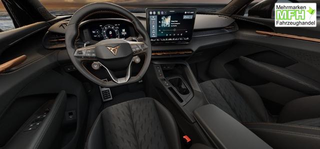 Cupra Terramar Basis 1.5 e-TSI 150PS DSG, 5J Garantie, SCHWARZ-MET, PANORAMADACH, AHK SCHWENKBAR, 19" Alu, NAVIGATION 19"; MATRIX-LED, KESSY, Alarm, Interieur Moon-Light, Elektr. Heckklappe, ACC, Climatronic, PDC vo/hi, TOP-VIEW-Kamera, Intelligent-Drive-Paket, HEAD-UP 