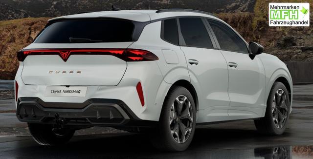 Cupra Terramar Basis 1.5 e-TSI 150PS DSG, 5J Garantie, WEISS-MET, AHK SCHWENKBAR, 19" Alu, NAVIGATION 19"; MATRIX-LED, KESSY, Alarm, Interieur Moon-Light, Elektr. Heckklappe, ACC, Climatronic, Parksensoren vorn/hinten, TOP-VIEW-Kamera,Intelligent-Drive-Paket, HEAD-UP-DISPLAY 