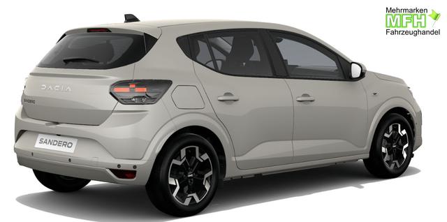 Dacia Sandero Journey 1.2 Eco-G 120 LPG/Benzin AUTOMATIK, NEUES MODELL, 3J Garantie, 16" ALU, Klimaautomatik, Lederlenkrad, Parksensoren vorn/hinten, R&uuml;ckfahrkamera, Toter-Winkel, Hands-Free, Tempomat, Multimedia System 10" + Smartphone-Spiegelung, 4x FH elektr, NSW, Armlehne 
