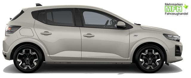 Dacia Sandero Journey 1.2 Eco-G 120 LPG/Benzin AUTOMATIK, NEUES MODELL, 3J Garantie, 16" ALU, Klimaautomatik, Lederlenkrad, Parksensoren vorn/hinten, R&uuml;ckfahrkamera, Toter-Winkel, Hands-Free, Tempomat, Multimedia System 10" + Smartphone-Spiegelung, 4x FH elektr, NSW, Armlehne 