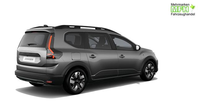 Dacia Jogger Expression 1.8 hybrid (Benzin/Elektro)155 AUTOMATIK, 7-SITZPL&Auml;TZE, 3 Jahre Garantie, Klima, Parksensoren hinten, R&uuml;ckfahrkamera, Abgedunkelte Scheiben Lederlenkrad, Nebelscheinwerfer, Armlehne, Media Display 10 + Smartphone-Spiegelung, Tempomat, Dachreling 