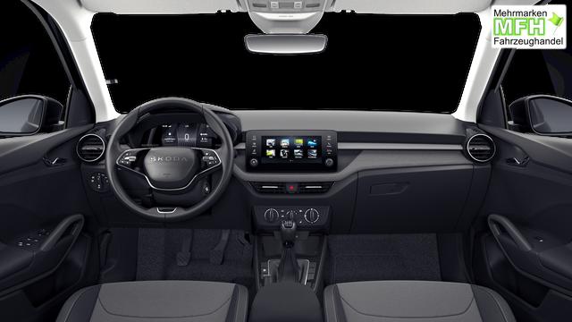 Skoda Fabia Extra Plus 1.0 TSI 116PS, 5 Jahre Garantie, GRAPHIT-GRAU METALLIC, CLIMATRONIC, BEHEIZTE FRONTSCHEIBE, SITZHEIZUNG, M-Lederlenkrad BEHEIZT, 15" ALU, Parksensoren hinten, R&uuml;ckfahrkamera, Infotainment 8", Virtual Cockpit, Tempomat, NSW, Wireless SmartLink 