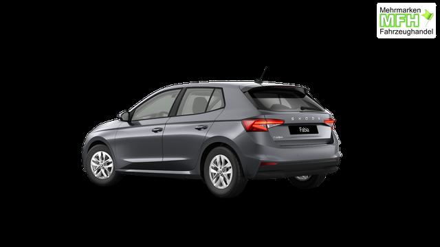 Skoda Fabia Extra Plus 1.0 TSI 116PS DSG (AUTOMATIK), 5J Garantie, GRAPHIT-GRAU METALLIC, CLIMATRONIC, BEHEIZTE FRONTSCHEIBE, SITZHEIZUNG, M-Lederlenkrad BEHEIZT, 15" ALU, Parksensoren hinten, R&uuml;ckfahrkamera, Infotainment 8", Virtual Cockpit, Tempomat, NSW, Wireless SmartLink 