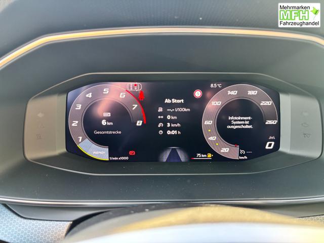 Seat Leon Sportstourer Style 1.5 TSI 115PS, Fjord-Blau, 5 Jahre Garantie, 16" ALU, MATRIX-LED, Privacy-Glas, Winter-Paket, 3-Zonen-Climatronic, ParkAssist, Parksensoren v/h, R&uuml;ckfahrkamera, Radio 10,4" + Full-Link, Tempomat, M-Lederlenkrad, variabler Ladeboden 