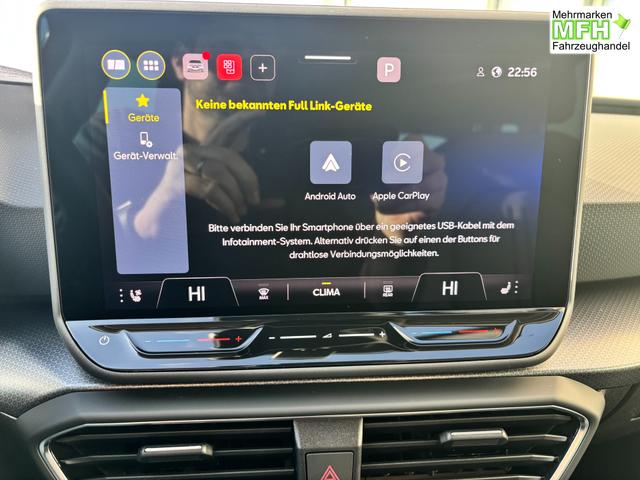 Seat Leon Sportstourer Style 1.5 TSI 115PS, Fjord-Blau, 5 Jahre Garantie, 16" ALU, MATRIX-LED, Privacy-Glas, Winter-Paket, 3-Zonen-Climatronic, ParkAssist, Parksensoren v/h, R&uuml;ckfahrkamera, Radio 10,4" + Full-Link, Tempomat, M-Lederlenkrad, variabler Ladeboden 