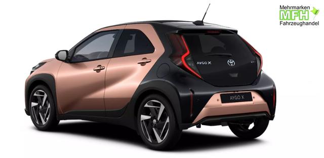 Toyota Aygo X Envy 1.5 Hybrid 115PS CVT/AUTOMATIK, 3J Garantie, 18" Alu, FALTDACH, Smart Entry, Dach schwarz, Privacy-Glas, Sitzheizung, Parksensoren v/h, R&uuml;ckfahrkamera, 2-Zonen-Klimaautomatik, Audiosystem 10,5" + Cloud-NAVI, Lederlenkrad, ACC, LED-Scheinwerfer, JBL-SOUND 