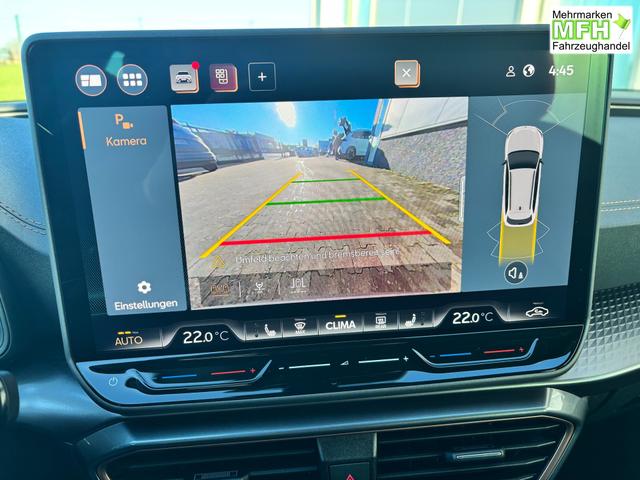 Cupra Leon Sportstourer Basis 1.5 TSI 150PS 6-Gang, 5J Garantie, SCHWARZ-METALLIC, MATRIX-LED, AHK SCHWENKBAR, EDGE-PAKET, DYNAMIC-DESIGN, Elektr. Heckklappe, Dachreling, 18" Alu, Voll-LED-Scheinwerfer, 3Z-Climatronic, ACC/Tempomat, Full Link, Parksensoren v/h, Privacy-Glas 