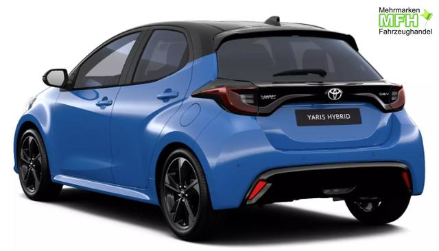 Toyota Yaris Style 1.5 Hybrid 130PS CVT/AUTOMATIK, 3J. Garantie, 17" Alu, Toter-Winkel, Privacy-Glas, 2-Z-Klimaautomatik, Sitzheizung, Lederlenkrad beheizt, Parksensoren vorn/hinten, R&uuml;ckfahrkamera, Digitales Cockpit, ACC, Radio 9" + Smartphone-Integration, Armlehne 