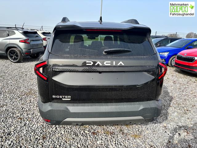 Dacia Bigster Journey hybrid 155 (FULL-HYBRID) (Benzin+Elektro) AUTOMATIK, SCHWARZ-MET + WINTER-PAKET (Vordersitze, Lenkrad, Frontscheibe beheizt) PARKING (Toter-Winkel, 360&deg;Kamera, Parksensoren vorn/hinten), Klimaautomatik, Privacy, NAVI, ELEK. HECKKLAPPE, 18" Alu, ACC 