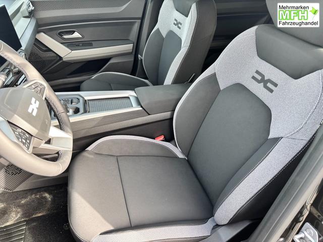 Dacia Bigster Journey hybrid 155 (FULL-HYBRID) (Benzin+Elektro) AUTOMATIK, SCHWARZ-MET + WINTER-PAKET (Vordersitze, Lenkrad, Frontscheibe beheizt) PARKING (Toter-Winkel, 360&deg;Kamera, Parksensoren vorn/hinten), Klimaautomatik, Privacy, NAVI, ELEK. HECKKLAPPE, 18" Alu, ACC 