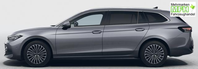 Volkswagen Passat Variant Elegance 1.5 eTSI 150PS DSG, Metallic, 17" Alu, Leder Varenna/Massage/ergoSitze, Head-up-Display, NAVI 15", Privacy-Glas, Elektr. Heckklappe, 3Z-Climatronic, IQ LIGHT MATRIX, Sitzheizung, M-Lederlenkrad beheizt, ACC, Alarm, Park Assist, PDC, R-Kamera, Keyless 