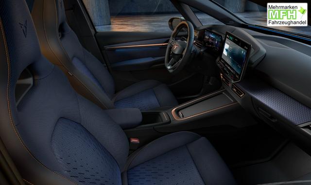 Cupra Born Plus NEUWAGEN OHNE TAGESZULASSUNG (BAFA-F&Auml;HIG) 5 Jahre Garantie, 19" Alu, Climatronic, Parksensoren vo/hi, ACC Adaptiver Tempomat, Media System 12,9" + Full-Link, Vorbereitung AHK, LED-Scheinwerfer, Blind Spot Sensor 