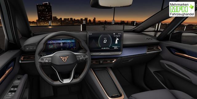 Cupra Born Plus NEUWAGEN OHNE TAGESZULASSUNG (BAFA-F&Auml;HIG) 5 Jahre Garantie, 19" Alu, Climatronic, Parksensoren vo/hi, ACC Adaptiver Tempomat, Media System 12,9" + Full-Link, Vorbereitung AHK, LED-Scheinwerfer, Blind Spot Sensor 