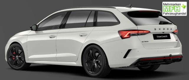 Skoda Octavia Combi RS 2.0 TSI 265PS DSG, 5 JAHRE GARANTIE, Moon-White, ANH&Auml;NGERKUPPLUNG, 18"Alu, MATRIX-LED, NAVI, Elektr. Heckklappe, ACC, Kessy, Alarm, Climatronic, ParkAssist, PDC, Kamera, Sitzheizung, Privacy-Glas, Netztrennwand, Virtual Cockpit 10" 