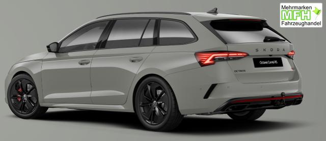 Skoda Octavia Combi RS 2.0 TSI 265PS DSG, 5 JAHRE GARANTIE, Stahl-Grau, ANH&Auml;NGERKUPPLUNG, 18"Alu, MATRIX-LED, NAVI, Elektr. Heckklappe, ACC, Kessy, Alarm, Climatronic, ParkAssist, PDC, Kamera, Sitzheizung, Privacy-Glas, Netztrennwand, Virtual Cockpit 10" 