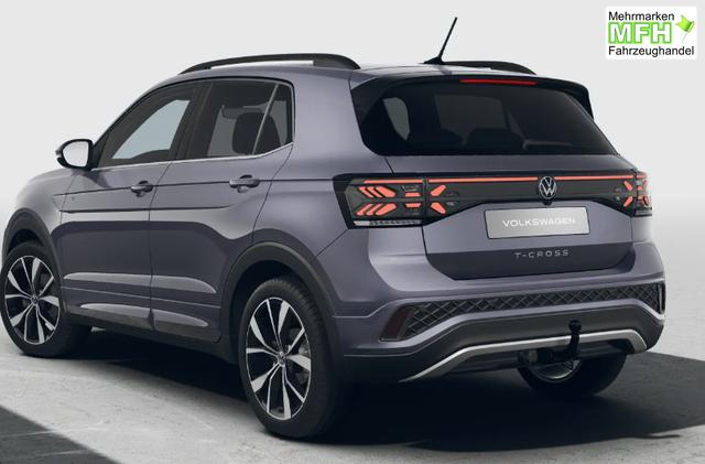 Volkswagen T-Cross R-Line Limited 1.0 TSI 115PS DSG, Rauch-Grau-Metallic, 5 JAHRE GARANTIE, ANH&Auml;NGERKUPPLUNG, CLIMATRONIC, SITZHEIZUNG, 18" Alu, MATRIX-LED, Adaptiver Tempomat ACC, Parksensoren, R&uuml;ckfahrkamera, Keyless, Abgedunkelte Scheiben, Radio "Ready2Discover" + App-Connect 