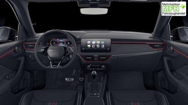 Skoda Kamiq Monte Carlo 1.5 TSI 150PS DSG (AUTOMATIK), MOON-WHITE PERLEFFEKT, PANORAMDACH, MATRIX-LED, SITZHEIZUNG, Sport-M-Lederlenkrad beheizt, SunSet, 2Z-Climatronic, Parksensoren vorn/hinten, R&uuml;ckfahrkamera, Kessy, Radio 8,25"+SmartLink, Virtual Cockpit, 17" Alu, Tempomat 
