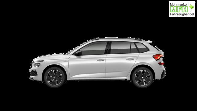 Skoda Kamiq Monte Carlo 1.5 TSI 150PS DSG (AUTOMATIK), MOON-WHITE PERLEFFEKT, PANORAMDACH, MATRIX-LED, SITZHEIZUNG, Sport-M-Lederlenkrad beheizt, SunSet, 2Z-Climatronic, Parksensoren vorn/hinten, R&uuml;ckfahrkamera, Kessy, Radio 8,25"+SmartLink, Virtual Cockpit, 17" Alu, Tempomat 