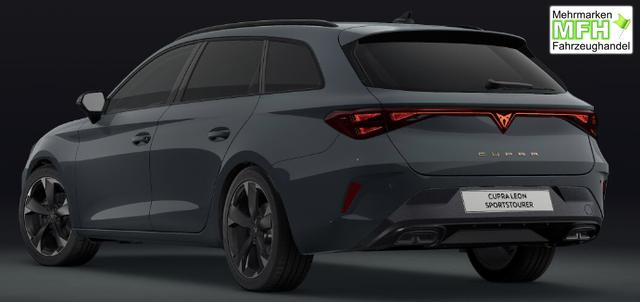 Cupra Leon Sportstourer Basis 1.5 eTSI 150PS DSG (AUTOMATIK), Fjord-Blau, 18" Alu Garbi, Sitzheizung, M-Lederlenkrad beheizt, Parksensoren vorne und hinten, Adaptiver Tempomat, 3-Zonen-Climatronic, Radio 12,9" + Full Link (Navi-Funktion &uuml;ber Smartphone), Elektr. Heckklappe 