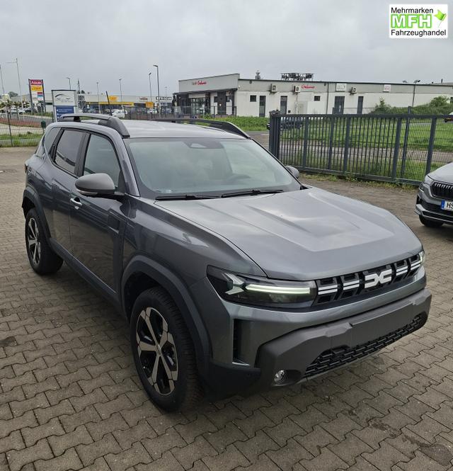 Dacia Duster Journey hybrid-G 150 (Benzin+LPG) 4x4 (ALLRAD) AUTOMATIK, GRAU-MET+WINTER-PAKET (Vordersitze/Lenkrad/Frontscheibe beheizt) + PARKING-PAKET (Toter-Winkel-Assistent, 360&deg;-Kamera, Parksensoren vorn), hinten, Klimaautomatik, Tempomat, NAVI, 18" ALU 