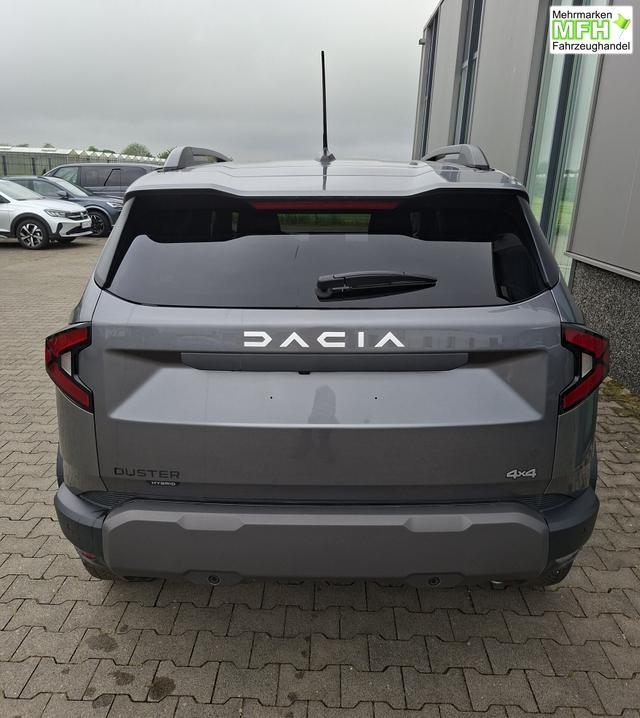 Dacia Duster Journey hybrid-G 150 (Benzin+LPG) 4x4 (ALLRAD) AUTOMATIK, GRAU-MET+WINTER-PAKET (Vordersitze/Lenkrad/Frontscheibe beheizt) + PARKING-PAKET (Toter-Winkel-Assistent, 360&deg;-Kamera, Parksensoren vorn), hinten, Klimaautomatik, Tempomat, NAVI, 18" ALU 