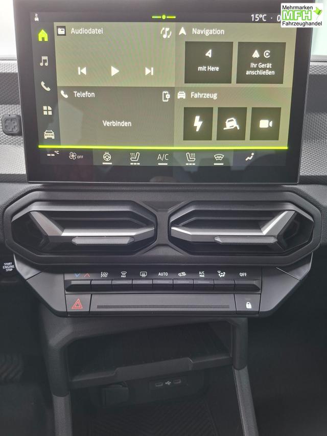 Dacia Duster Journey hybrid-G 150 (Benzin+LPG) 4x4 (ALLRAD) AUTOMATIK, GRAU-MET+WINTER-PAKET (Vordersitze/Lenkrad/Frontscheibe beheizt) + PARKING-PAKET (Toter-Winkel-Assistent, 360&deg;-Kamera, Parksensoren vorn), hinten, Klimaautomatik, Tempomat, NAVI, 18" ALU 