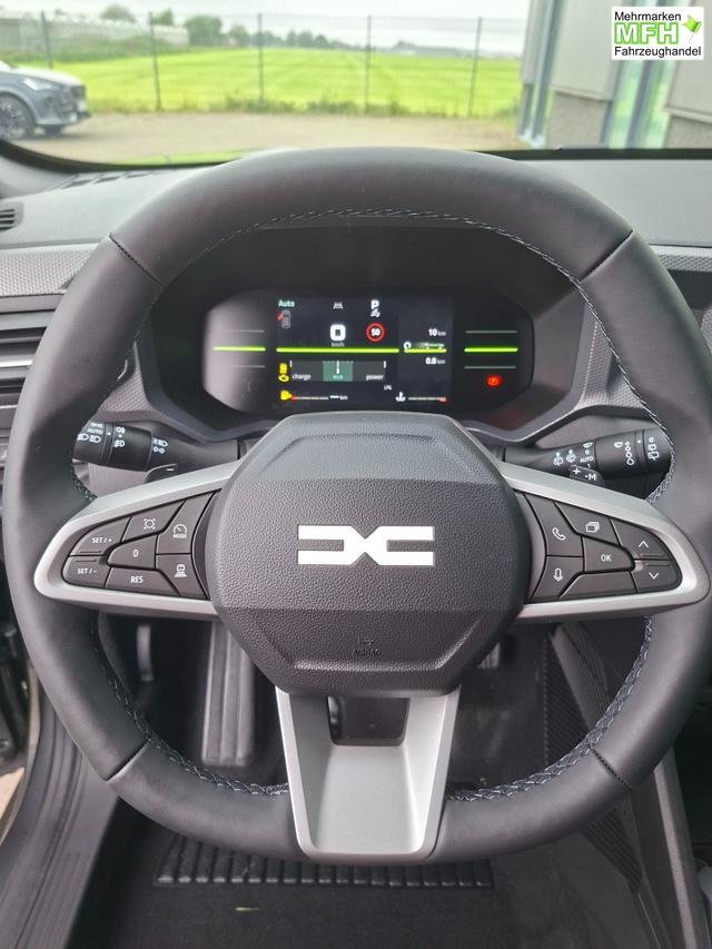 Dacia Duster Journey hybrid-G 150 (Benzin+LPG) 4x4 (ALLRAD) AUTOMATIK, GRAU-MET+WINTER-PAKET (Vordersitze/Lenkrad/Frontscheibe beheizt) + PARKING-PAKET (Toter-Winkel-Assistent, 360&deg;-Kamera, Parksensoren vorn), hinten, Klimaautomatik, Tempomat, NAVI, 18" ALU 
